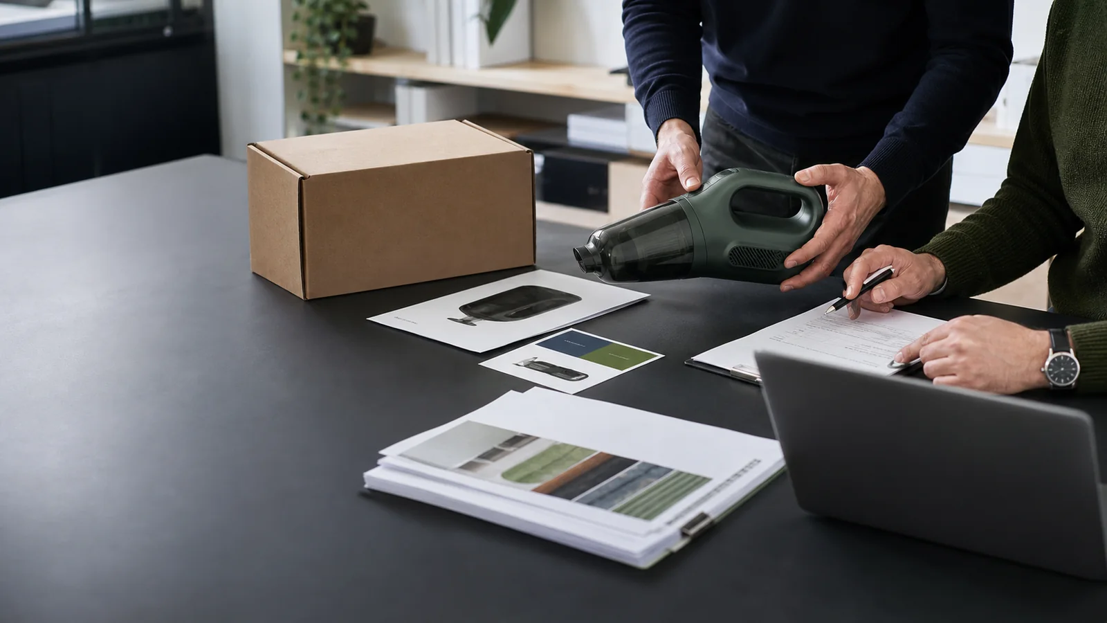 Product documentation and testing evidence arranged for a compliance review