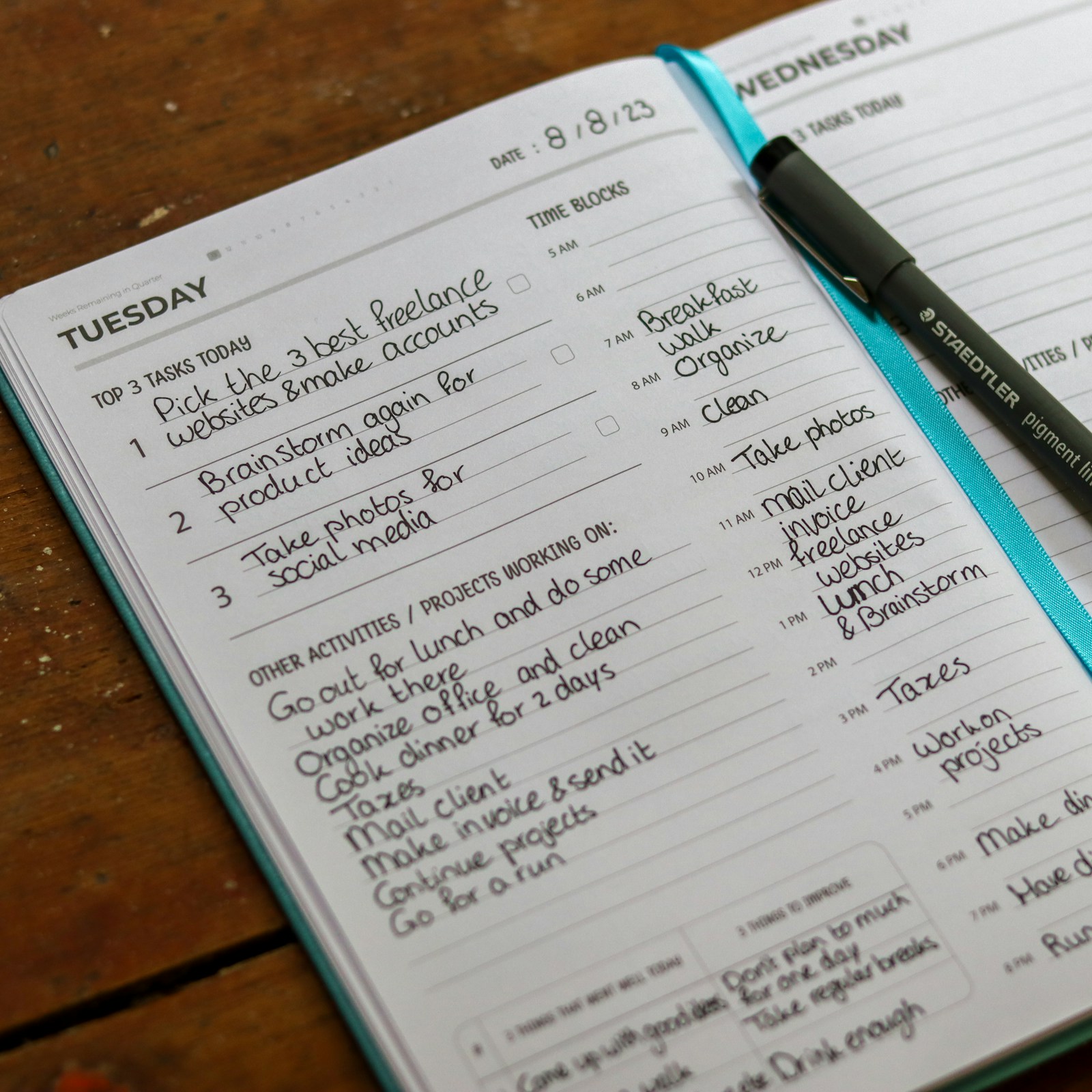 Day 0 planning notebook for the ThingsMatter 150-day consistency challenge