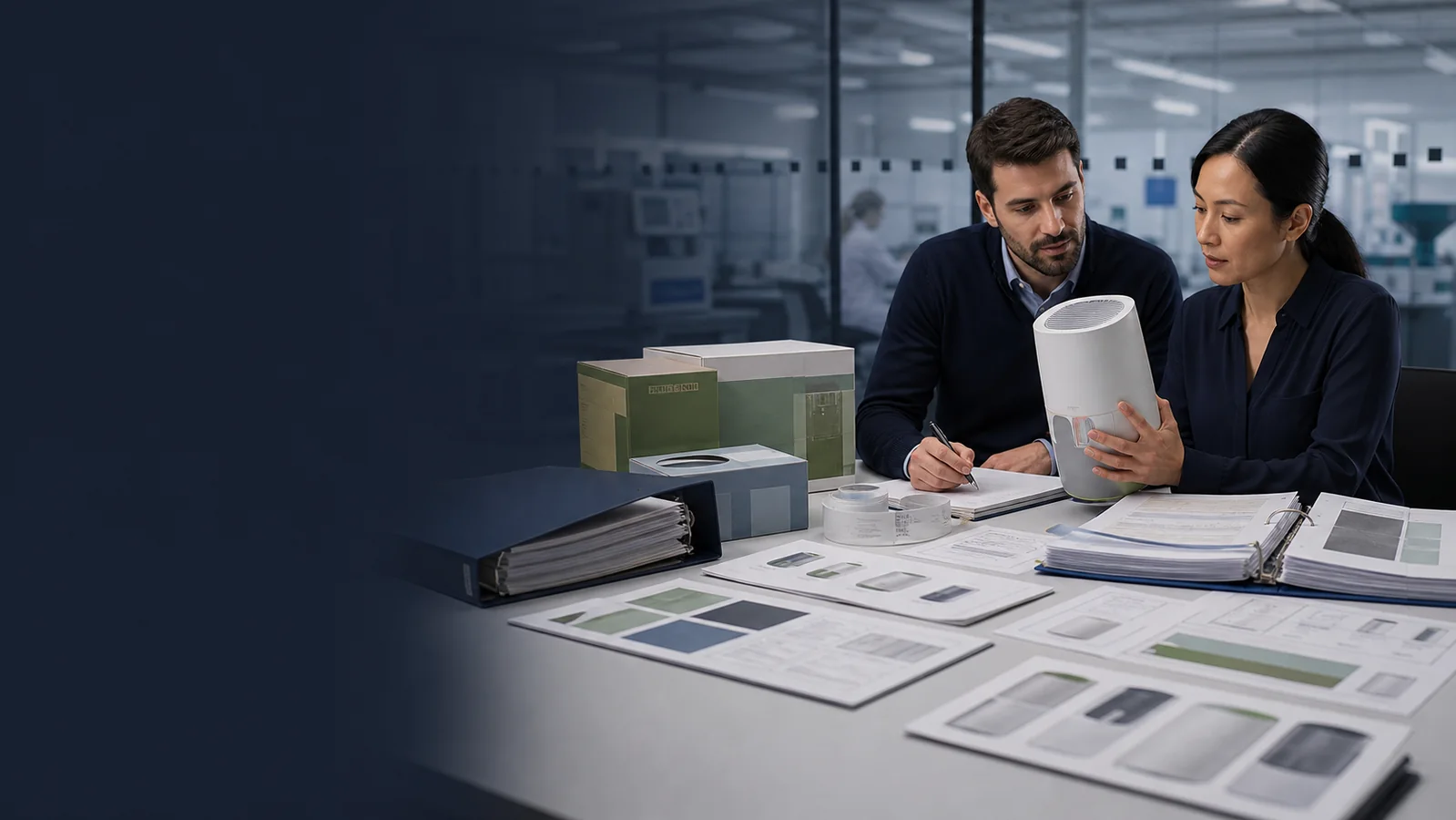Product labels and documentation undergoing a structured review